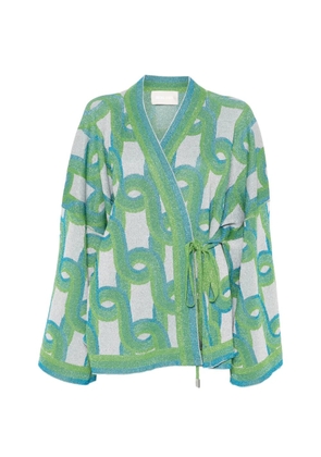 Circus Hotel geometric-pattern jacket - Green