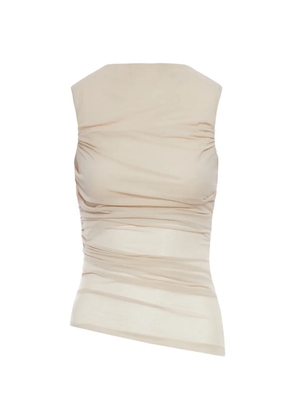 Soeur Irina draped T-shirt - Neutrals