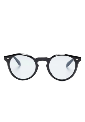 Oliver Peoples N.07 round-frame sunglasses - Black