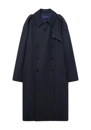 Paltò Luca double-breasted trench coat - Blue