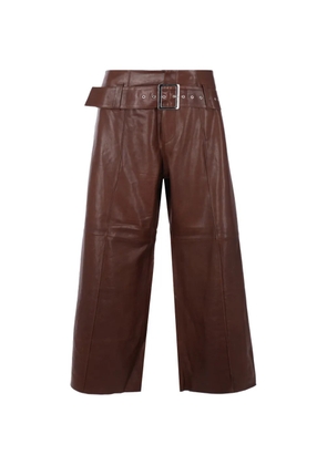 10 CORSO COMO belted wide-leg trousers - Brown