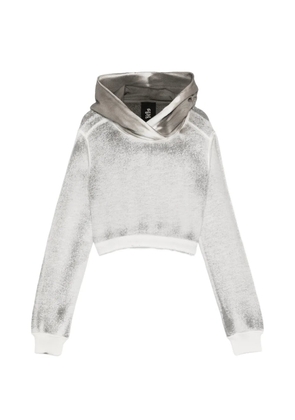 Thom Krom hooded knitted top - Grey