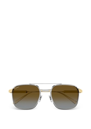 Cartier Eyewear rectangle bar sunglasses - Silver