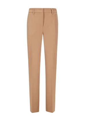 Alberto Biani pressed-crease trousers - Neutrals