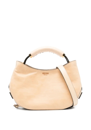 Moschino logo-detail tote bag - Neutrals