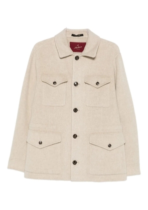 Montecore flap-pocket jacket - Neutrals
