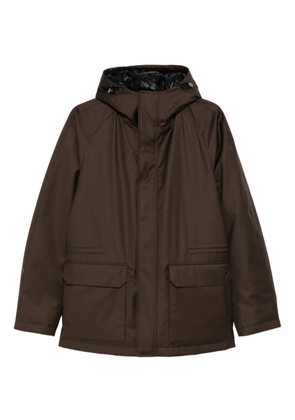 Montecore hooded padded jacket - Brown