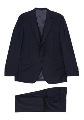Canali notched-lapel suit (set of three) - Blue