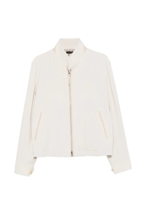 TOM FORD zip collar jacket - Neutrals