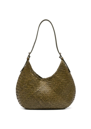 DRAGON DIFFUSION Luna Mezza woven shoulder bag - Green