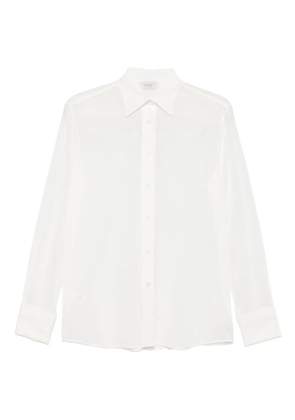 Mazzarelli long-sleeve button-up shirt - White