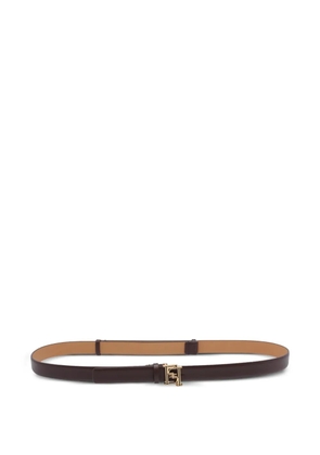 Elisabetta Franchi logo buckle belt - Brown