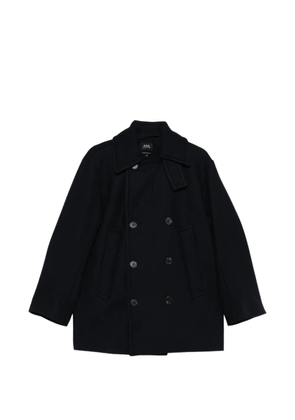 A.P.C. buttoned coat - Blue