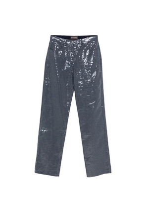 mvp wardrobe sequin embellishment trousers - Grey