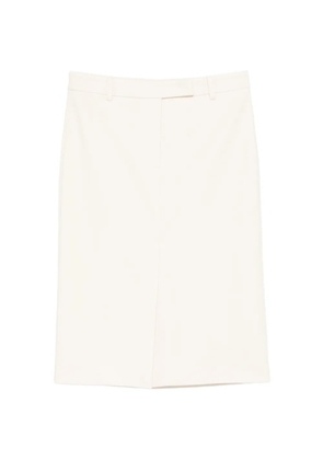 Patrizia Pepe slit skirt - Neutrals