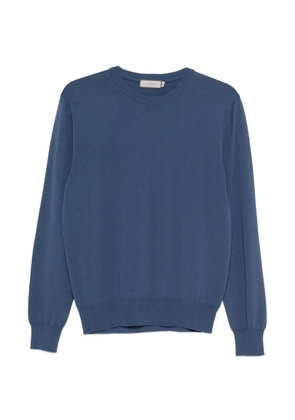 Canali crew-neck sweater - Blue