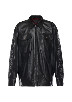 Balenciaga leather jacket - Black