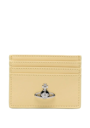 Vivienne Westwood orb-detail card holder - Yellow