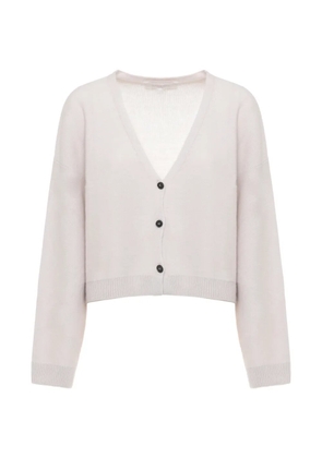 Antonelli button knitted cardigan - White