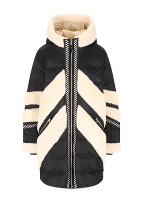 BOGNER Amila star-detail hooded coat - Black