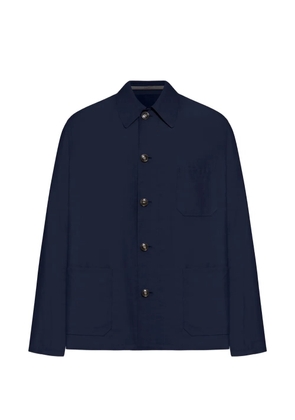 Giorgio Armani buttoned overshirt - Blue