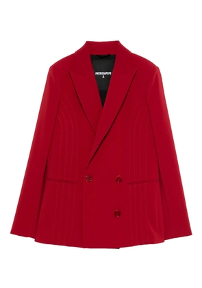 Patrizia Pepe double-breasted panelled blazer - Red