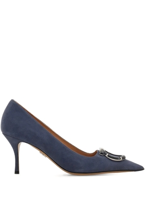 Ferragamo 70mm pointed pumps - Blue