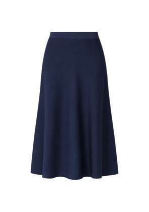 Max Mara knitted A-line midi skirt - Blue