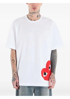 Comme Des Garçons Play logo-print T-shirt - White