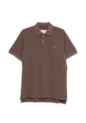 ERL raw-hem polo shirt - Brown