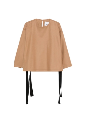 Erika Cavallini round-collar blouse - Neutrals
