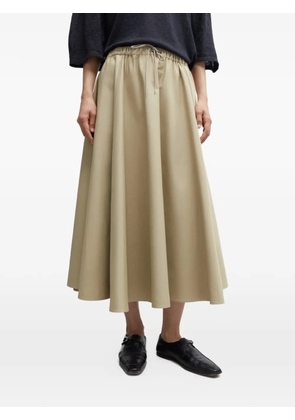 Cordera drawstring midi skirt - Neutrals