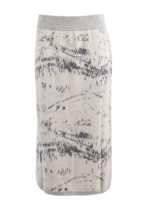 Ballantyne abstract-print skirt - Neutrals