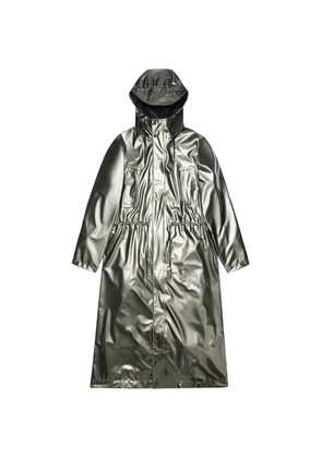 Rains drawstring hooded raincoat - Silver