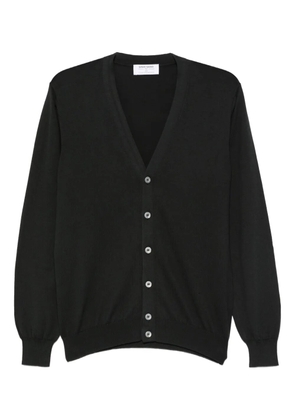 Gran Sasso V-neck button cardigan - Black