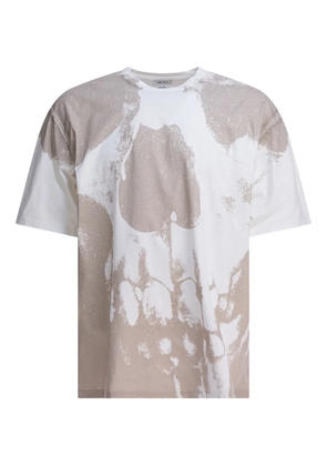 Alexander McQueen skull-print cotton T-shirt - Neutrals