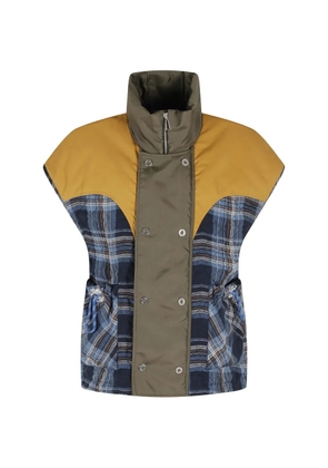 MARBELL buttoned gilet - Blue