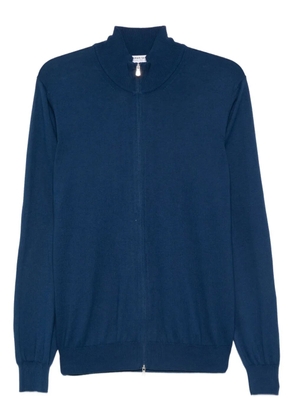 Gran Sasso zip-up cardigan - Blue