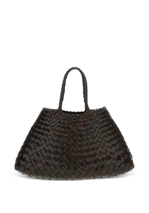 DRAGON DIFFUSION small Santa Croce tote bag - Brown