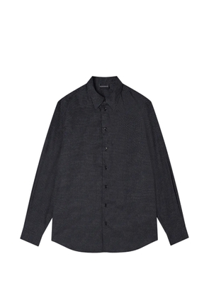 Emporio Armani patterned shirt - Black