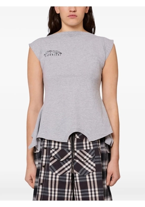 Gina Corrieri logo-print T-shirt - Grey