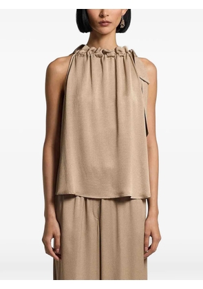 Peserico ruched-detail top - Neutrals