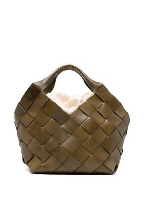 DRAGON DIFFUSION leather tote bag - Green