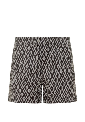 TOM FORD print swim shorts - Black