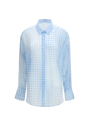Ermanno Scervino check-pattern shirt - Blue