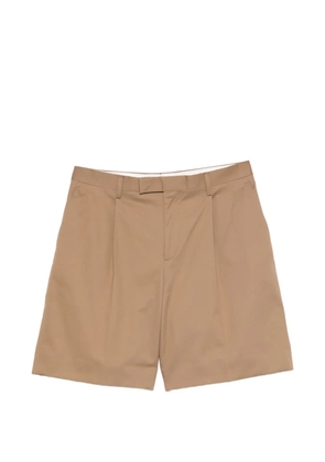 Lardini pleated tailored shorts - Brown