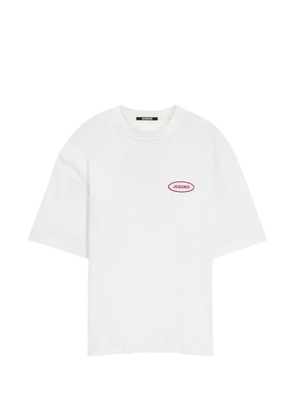 Jacquemus crew-neck embroidered T-shirt - White
