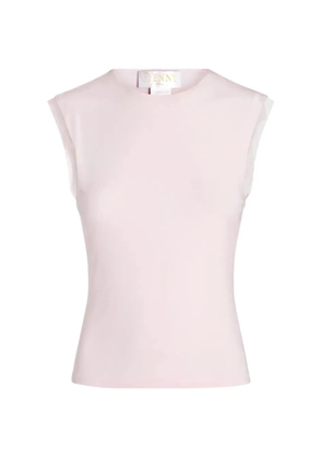 Genny round-neck top - Pink