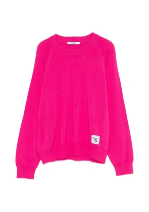 Vivetta logo-patch sweater - Pink