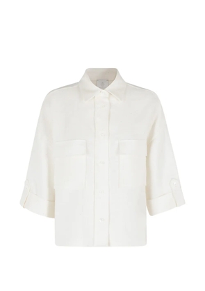 Eleventy chest-pocket shirt - White